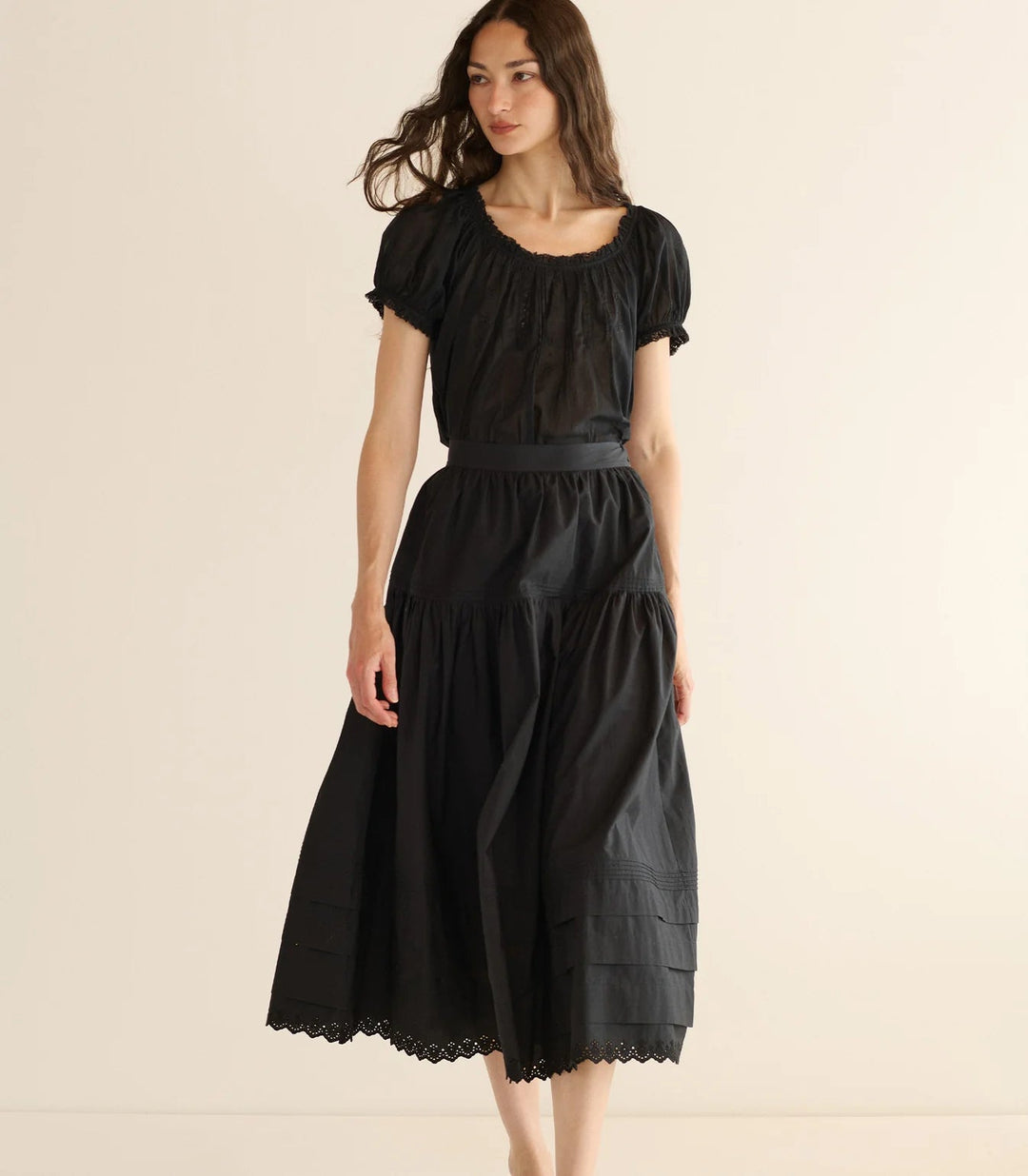 Frances Top in Black - obligato