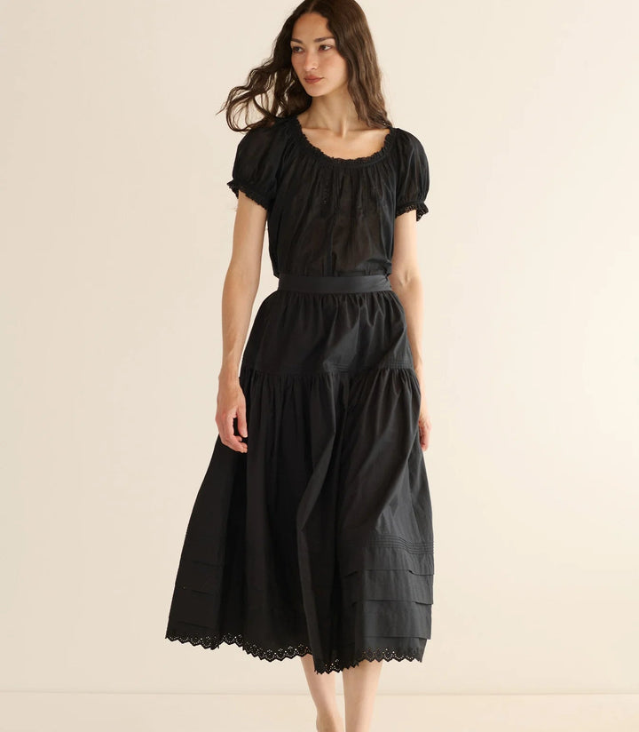 Frances Top in Black - obligato