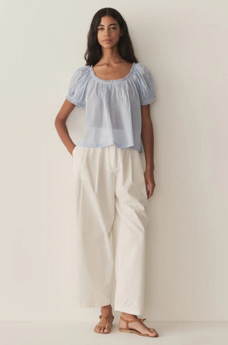 Frederica Top in Icy Blue - obligato