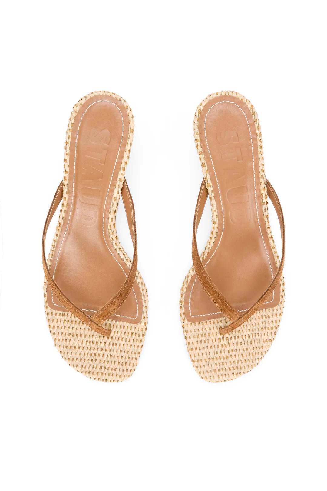 Freja Thong Kitten Heel in Tobacco Natural - obligato