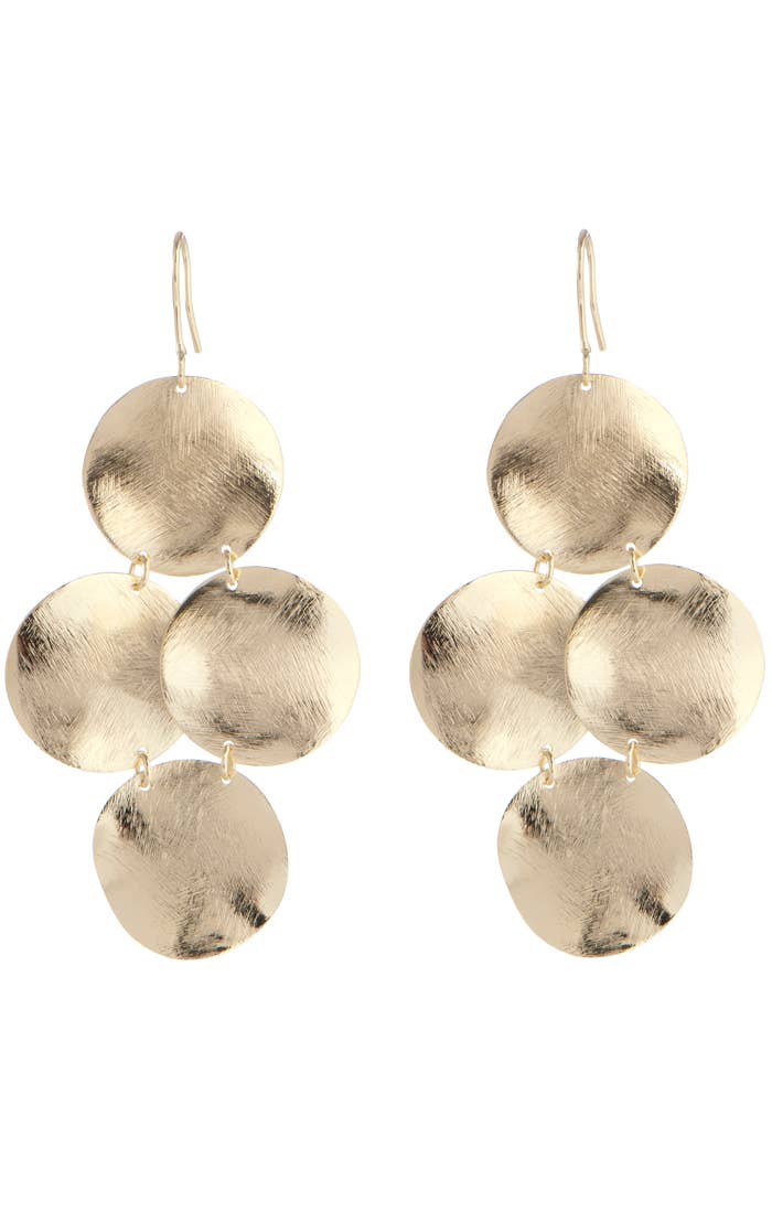 Frieda Earrings: Gold Plated - obligato