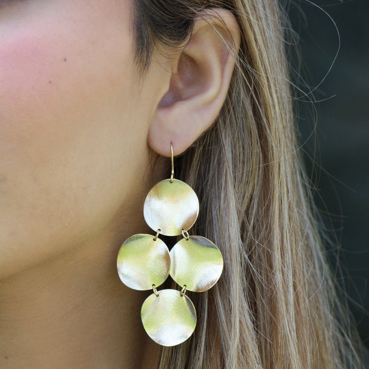 Frieda Earrings: Gold Plated - obligato