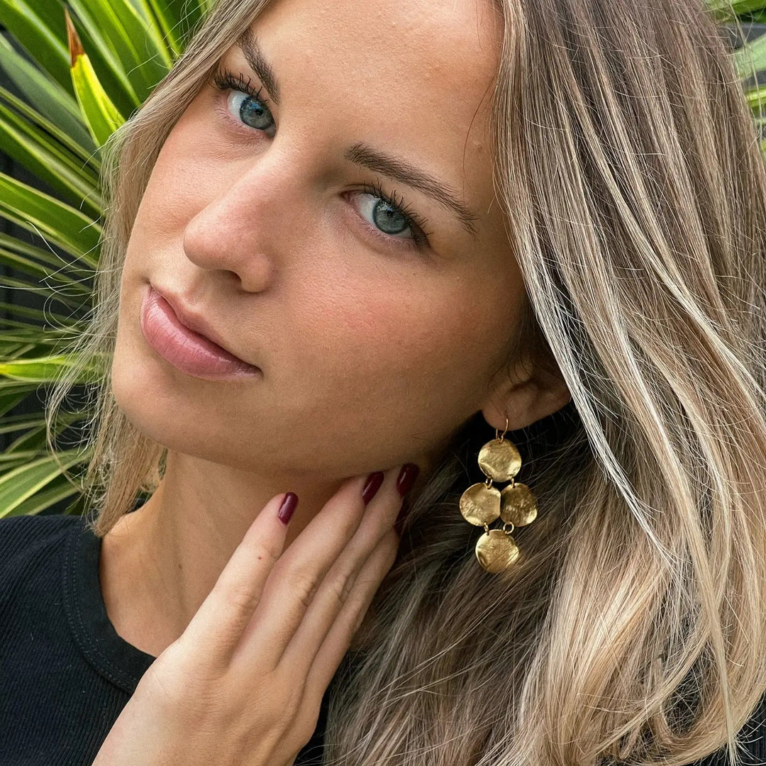Frieda Petite Earrings - Gold Plated - obligato