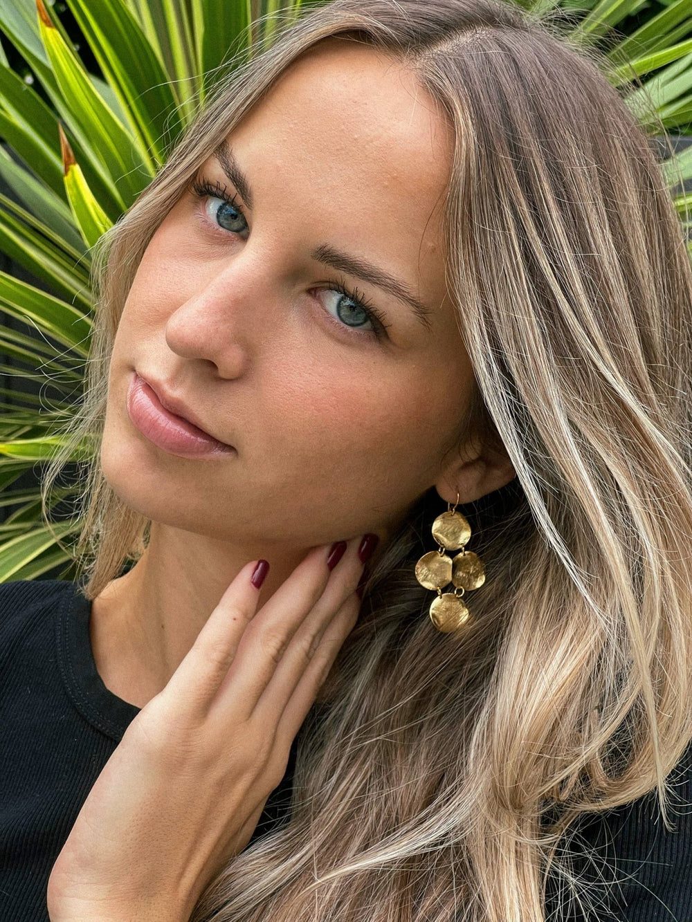 Frieda Petite Earrings: Gold Plated - obligato