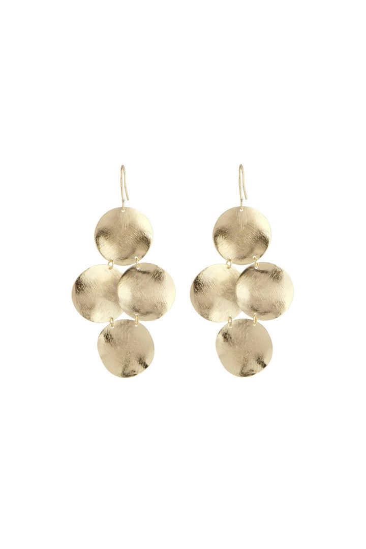 Frieda Petite Earrings: Gold Plated - obligato