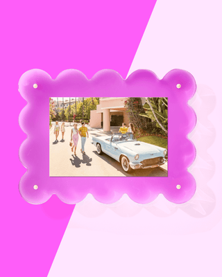 Fuchsia Acrylic Picture Frame - obligato