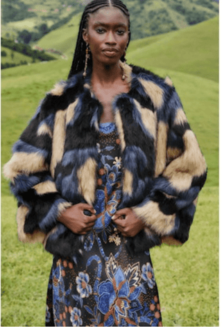 Fur Coat Multicolor - obligato