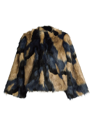 Fur Coat Multicolor - obligato