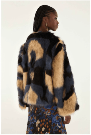 Fur Coat Multicolor - obligato