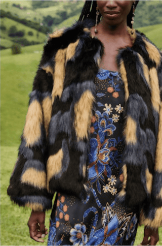 Fur Coat Multicolor - obligato