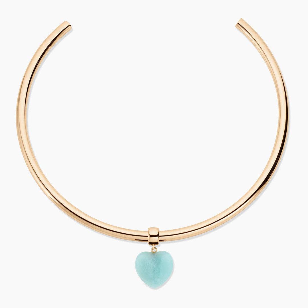 Gemma Amazonite Choker Necklace - obligato