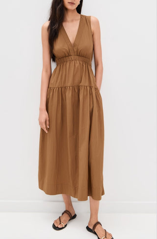 Genevieve dress in Sepia - obligato