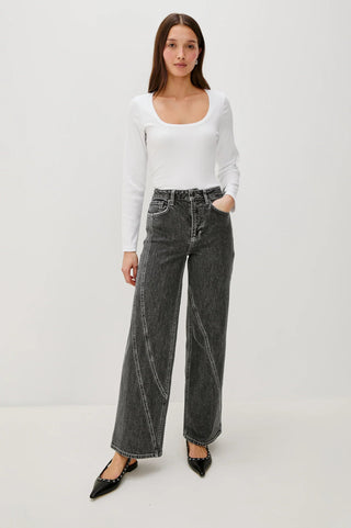 Getty Jean in Charcoal Denim - obligato