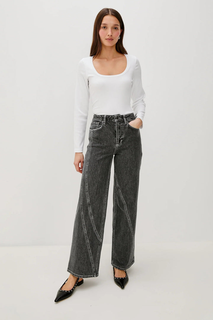 Getty Jean in Charcoal Denim - obligato