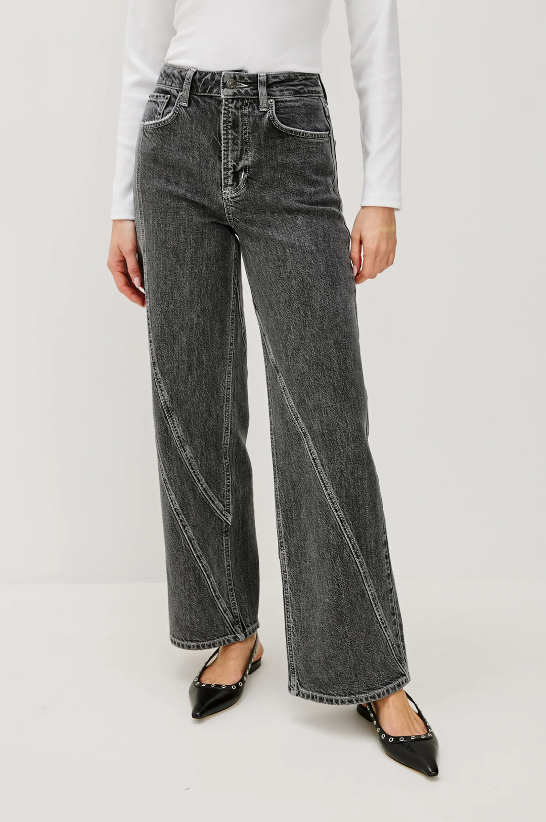 Getty Jean in Charcoal Denim - obligato