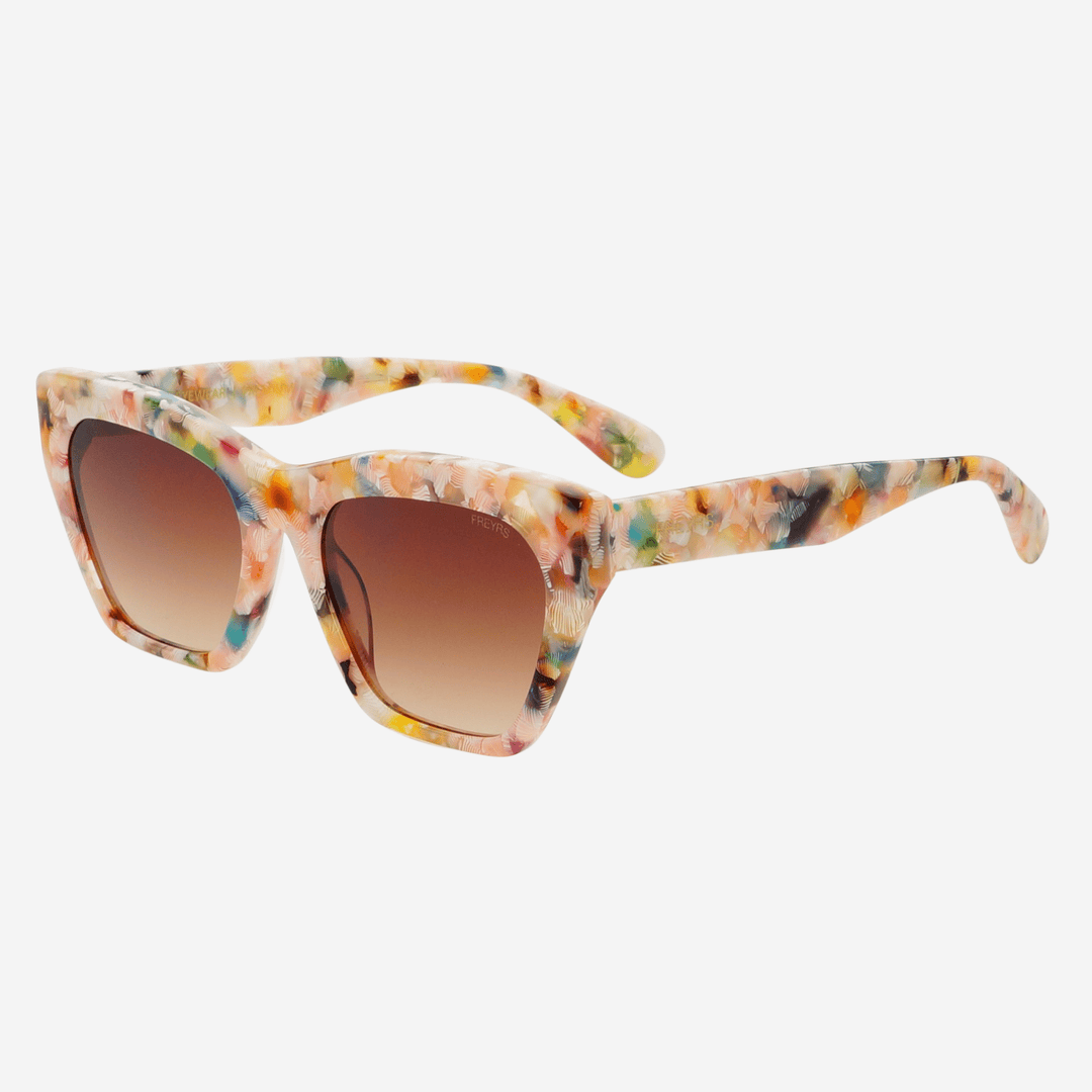 Gia Acetate Cat Eye Sunglasses : Pink Pearl - obligato