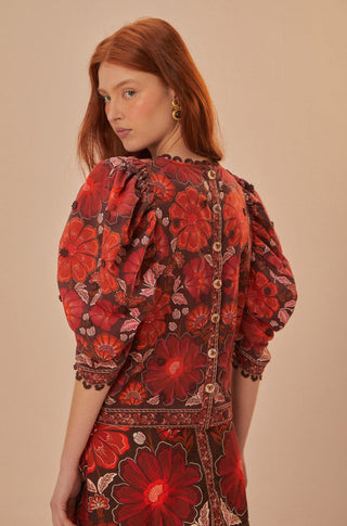 Gigi Tapestry Blouse - obligato