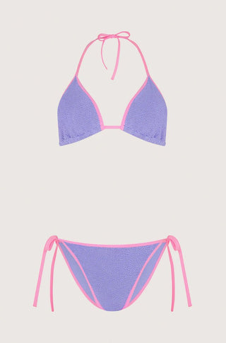 Gina Bikini Contrast in Lilac/Bubblegum - obligato