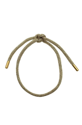 Gold Lurex Bracelet Cord - obligato