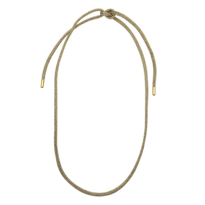 Gold Lurex Necklace Cord - obligato