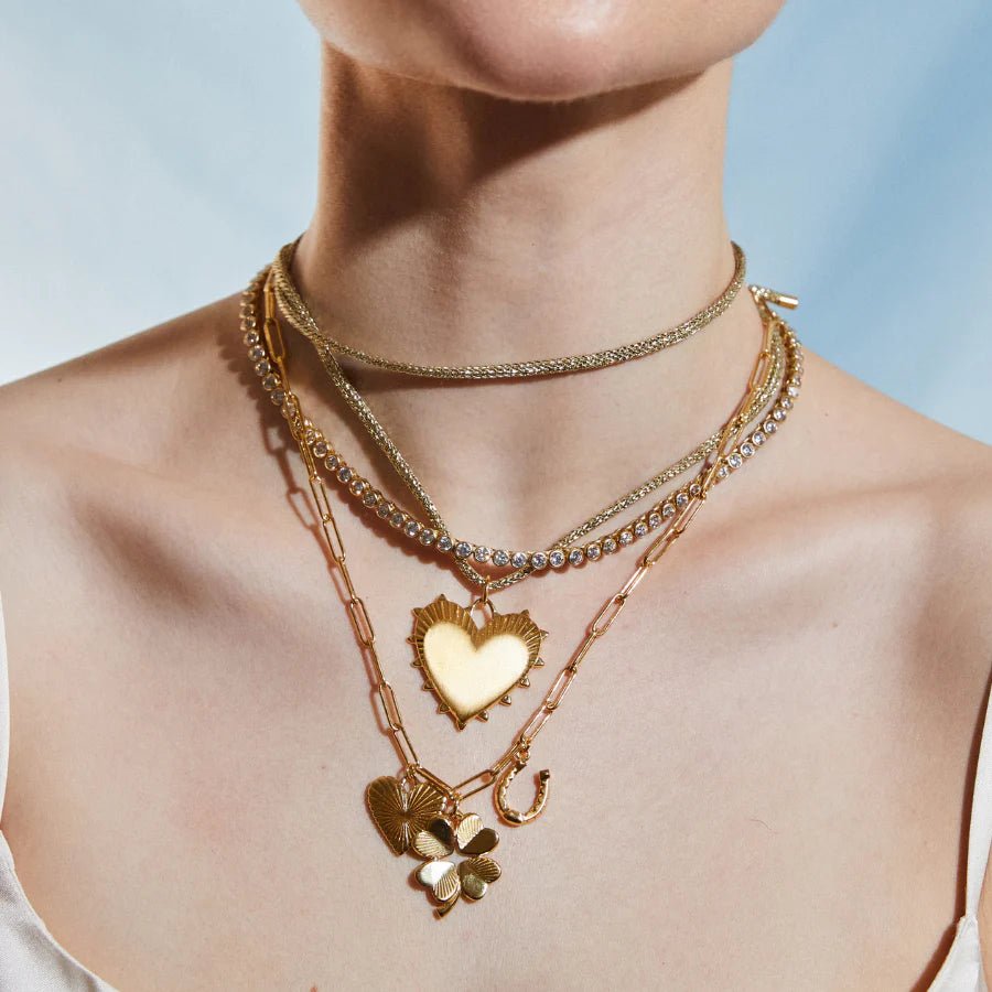 Gold Lurex Necklace Cord - obligato