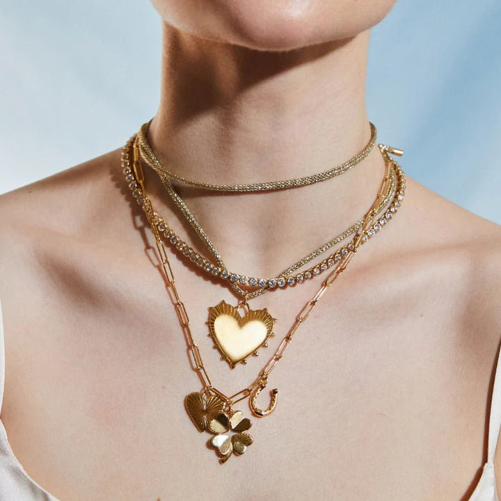 Gold Lurex Necklace Cord - obligato
