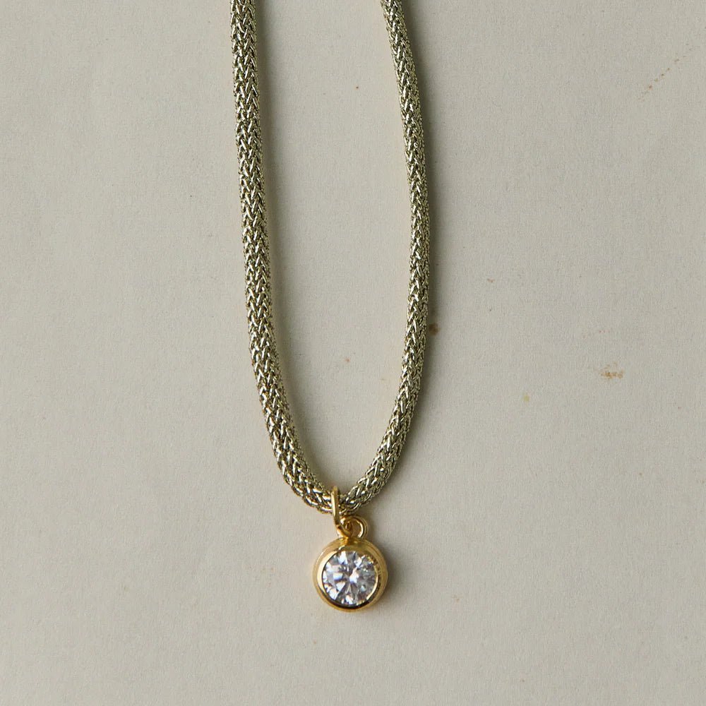 Gold Lurex Necklace Cord - obligato