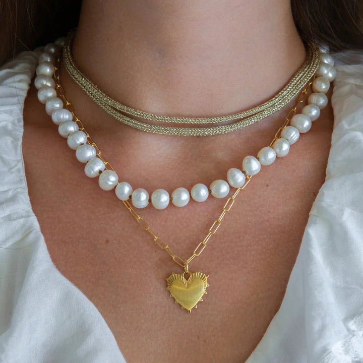 Gold Lurex Necklace Cord - obligato