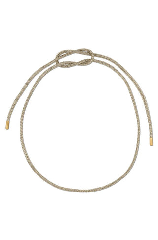 Gold Lurex Necklace Cord - obligato