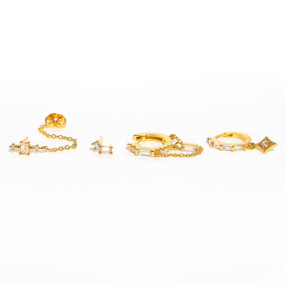 Golden Era Earring Set: Gold - obligato