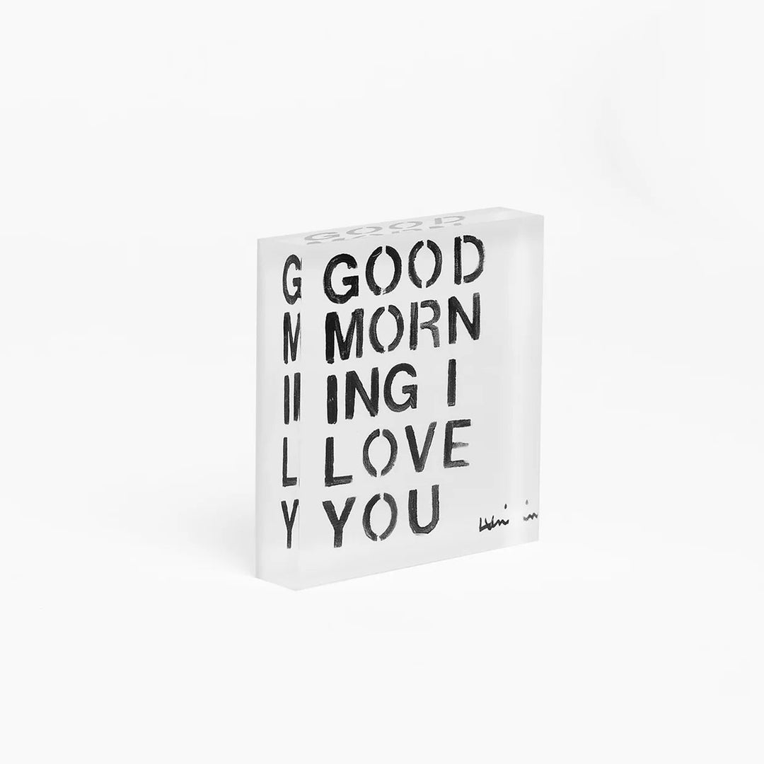 Good Morning I Love you Block of Love - obligato