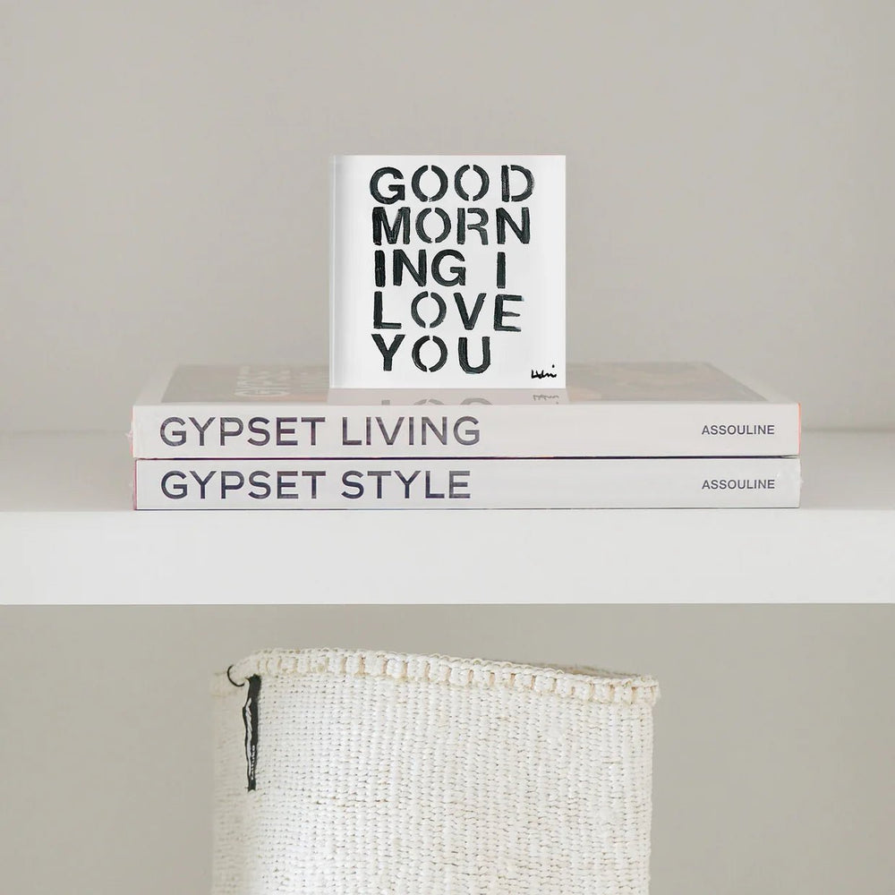 Good Morning I Love you Block of Love - obligato