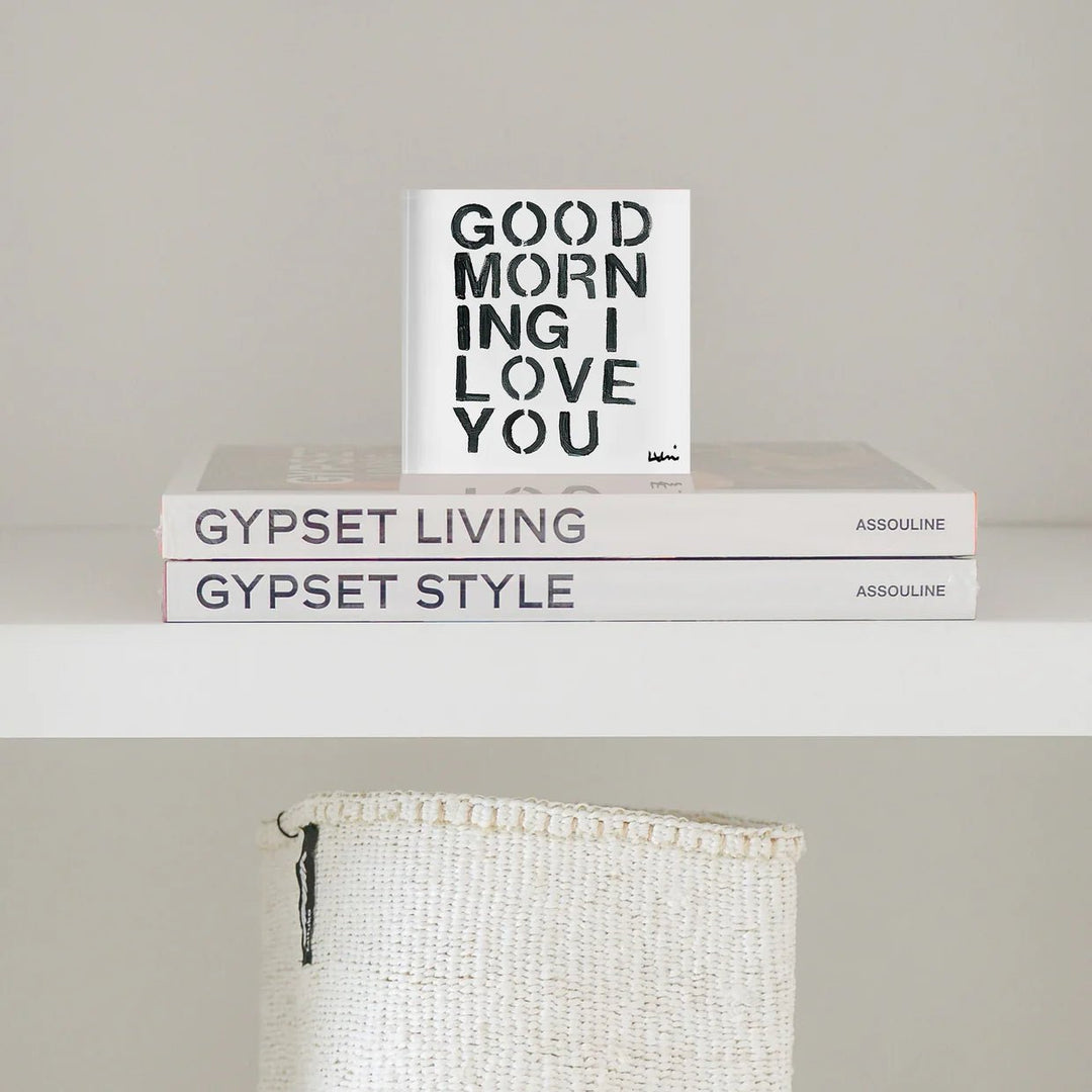 Good Morning I Love you Block of Love - obligato
