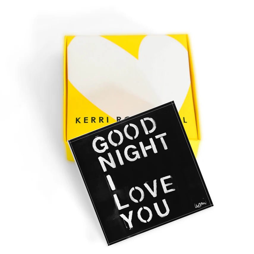 Good Night I Love you Block of Love - obligato
