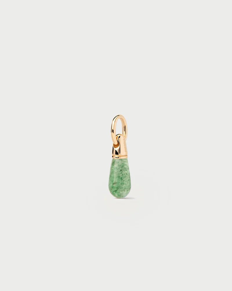 Green Aventurine Drop Pendant - obligato