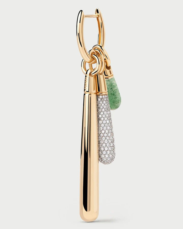 Green Aventurine Drop Pendant - obligato