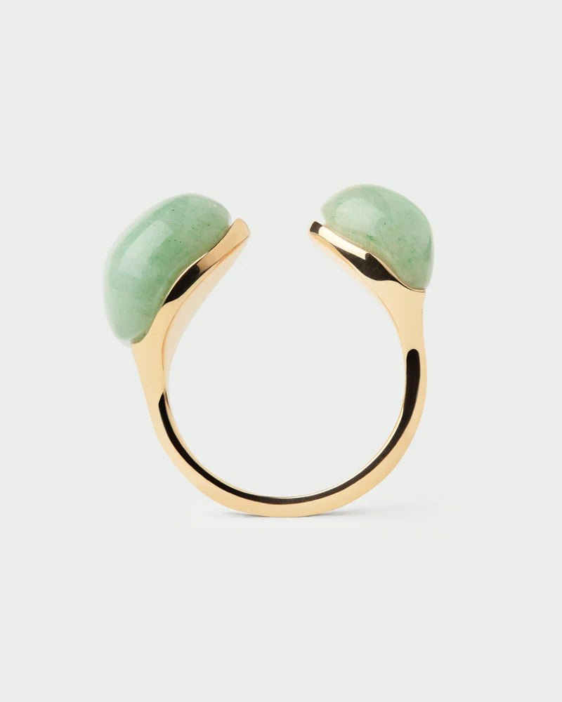 Green Aventurine Gravity Ring - obligato