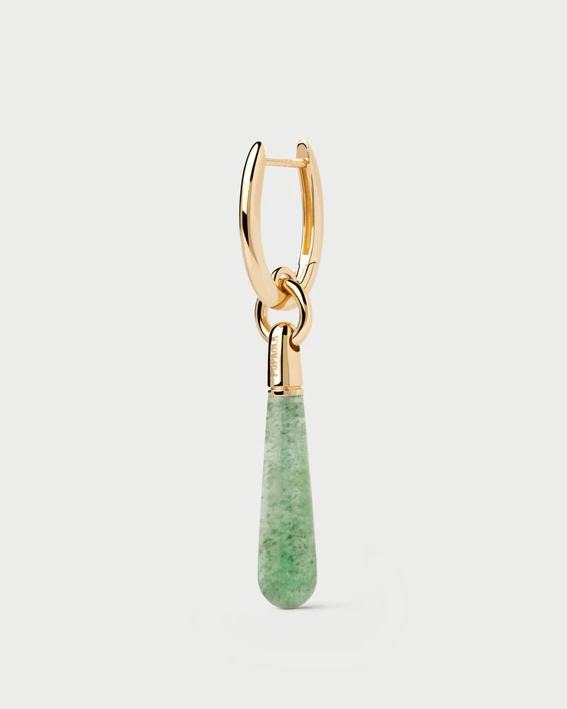 Green Aventurine Large Jupiter Earrings - obligato
