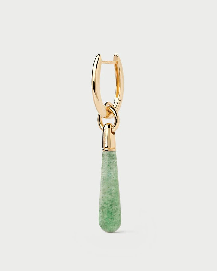 Green Aventurine Large Jupiter Earrings - obligato