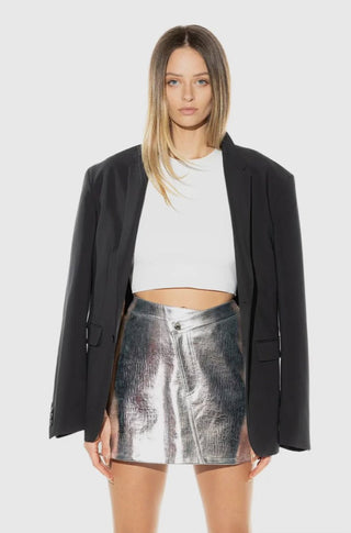 Gretchen Metallic Mini Skirt - obligato