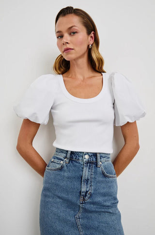 Hallie Top in White - obligato