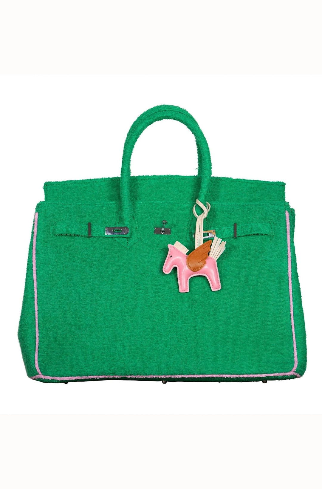 Hampton's Terry Tote Bag in Green - obligato