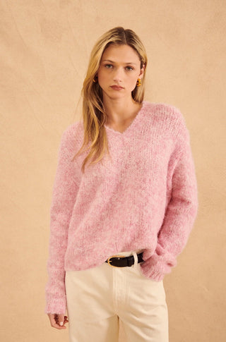 Harlan Sweater in Rosette - obligato