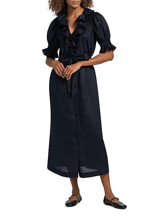Harriette Dress in Night Sky - obligato