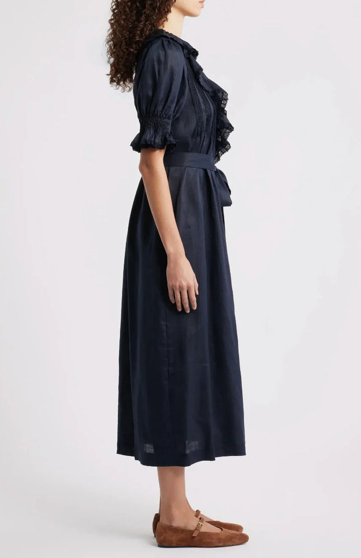 Harriette Dress in Night Sky - obligato