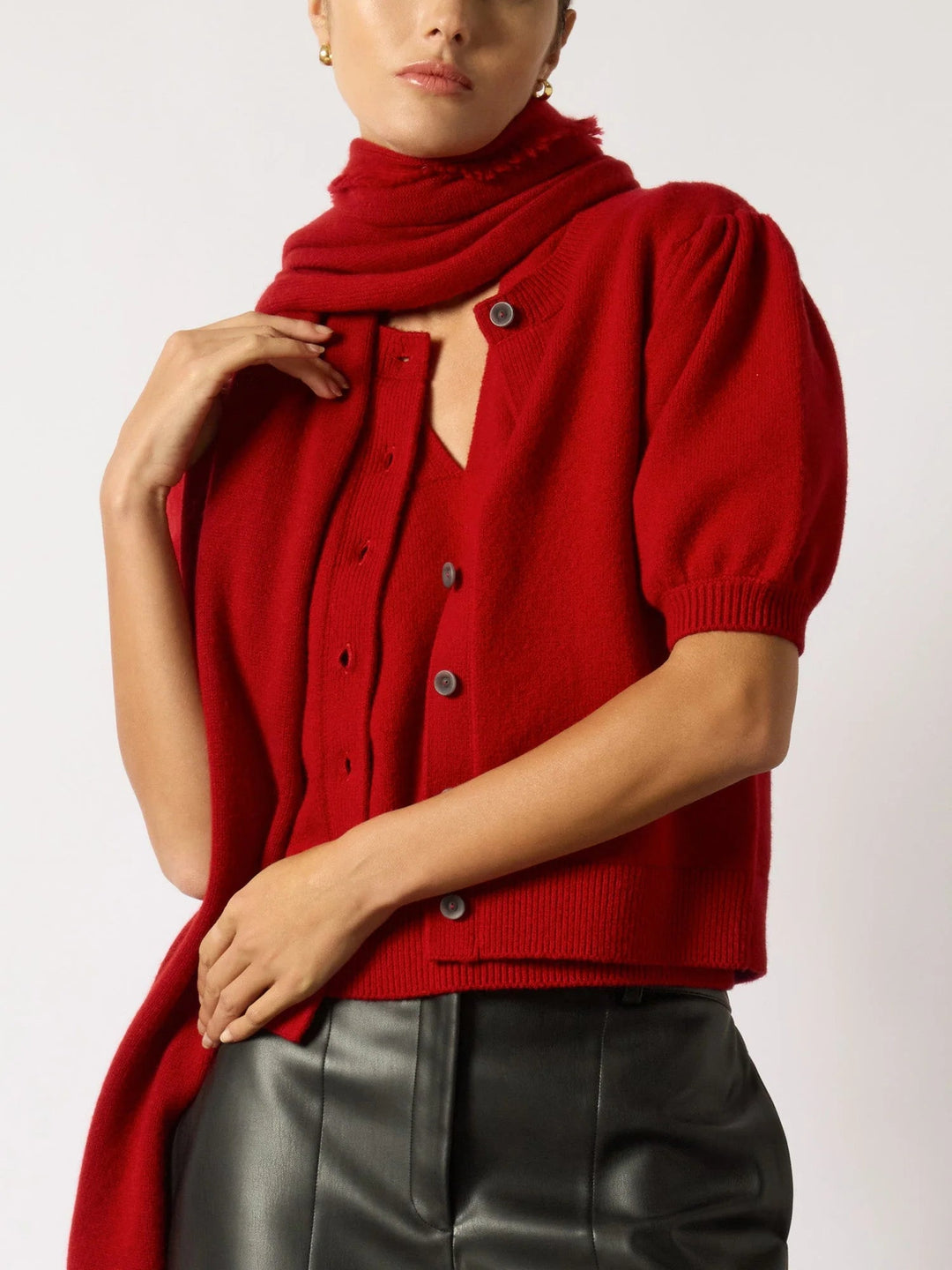Havana Cardigan in Crimson - obligato