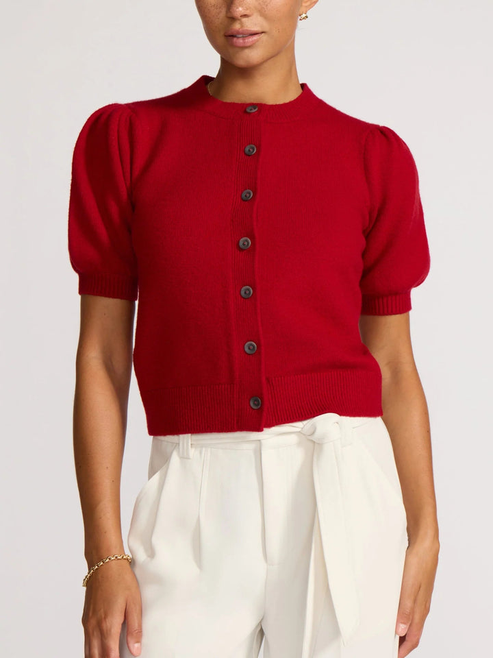 Havana Cardigan in Crimson - obligato