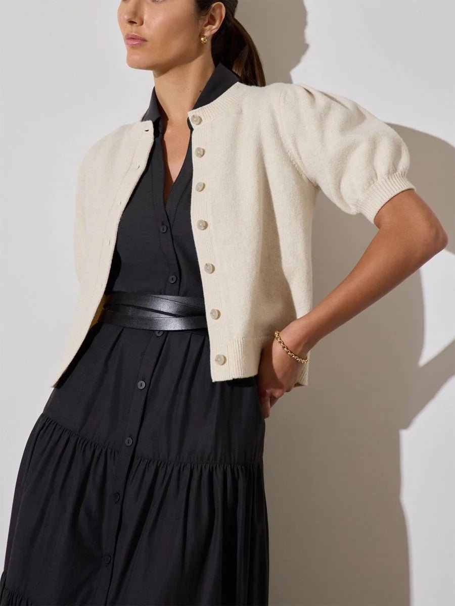 Havana Cardigan in Oatmeal - obligato