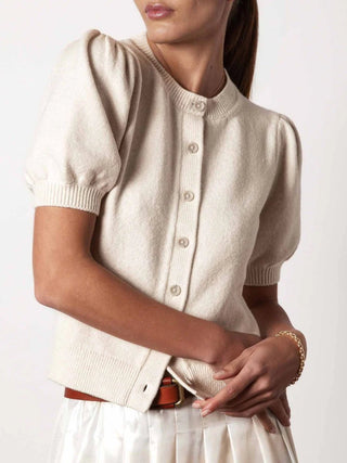 Havana Cardigan in Oatmeal - obligato
