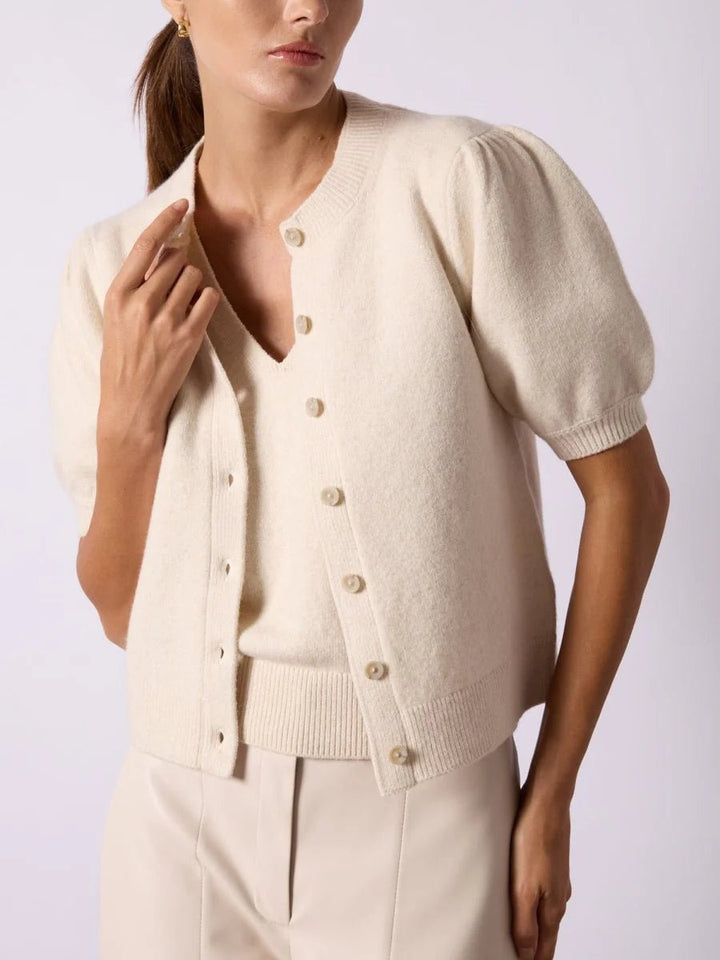 Havana Cardigan in Oatmeal - obligato